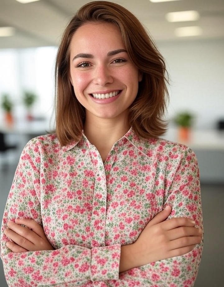 Office Manager croisant les bras