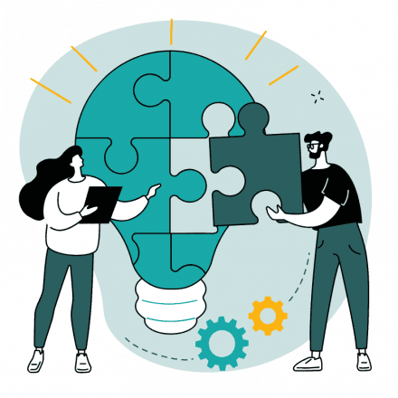 Complémentarité entre plusieurs éléments