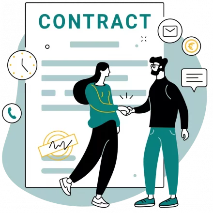 Professionnels ayant conclu un contrat