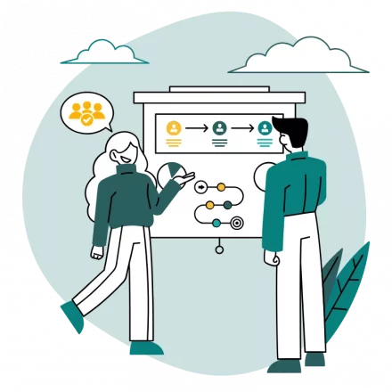 Collaborateurs gérant le personnel